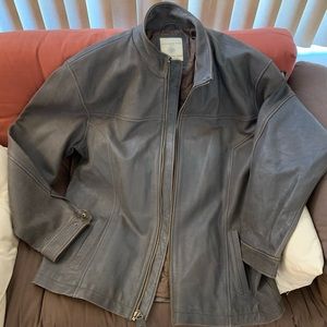 Distressed Leather Jacket